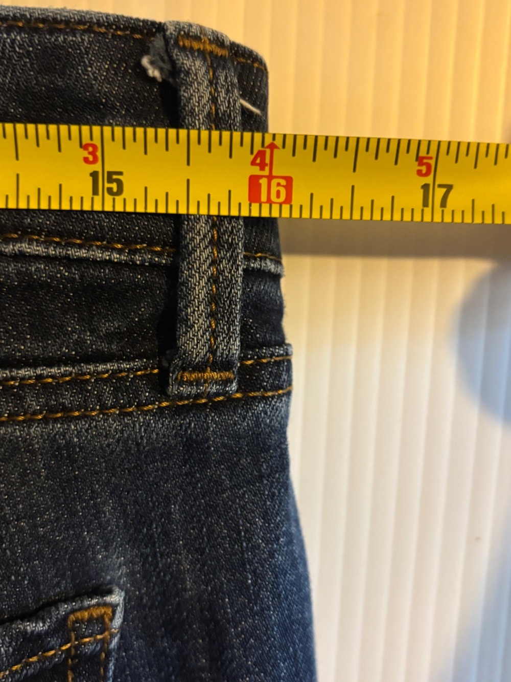 Talbots Dark Indigo Straight Leg Jeans - Classic Wash - Picture 4 of 6